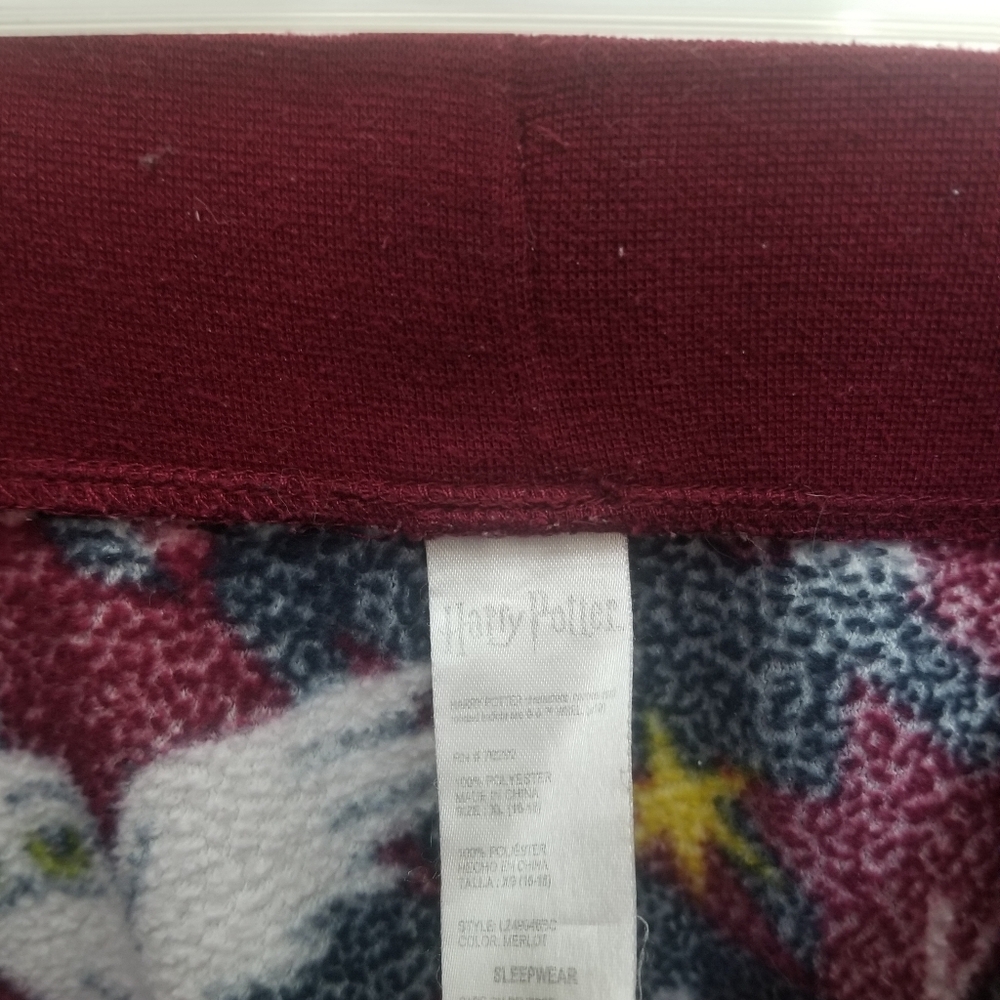 VGUC plush Harry Potter Hedwig pj pants - Picture 3 of 4